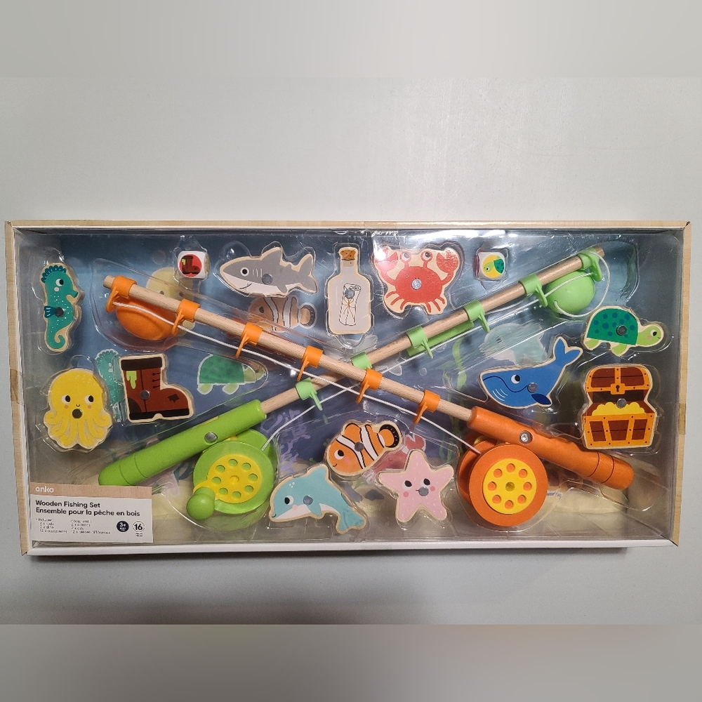 Anko Wooden Fishing Set